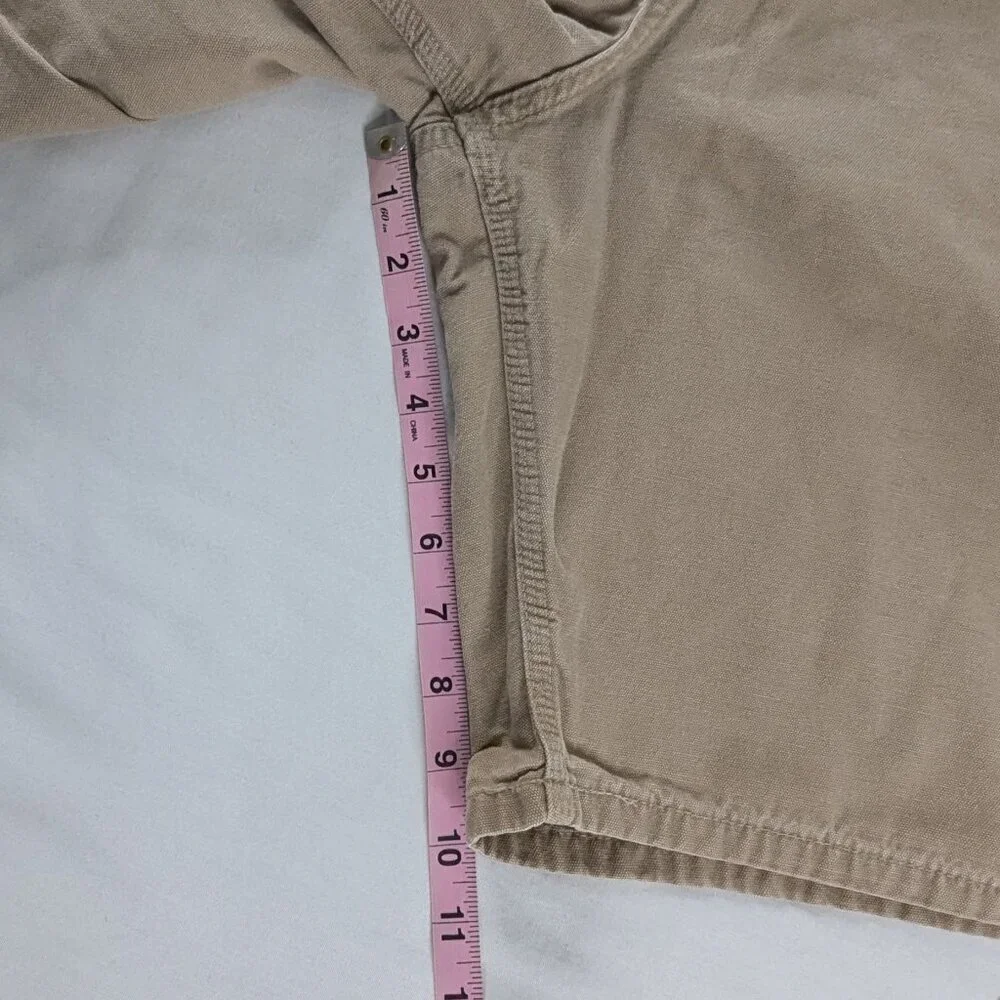 Carhartt Tan Cargo Pocket Utility Shorts Spring Summer Khaki